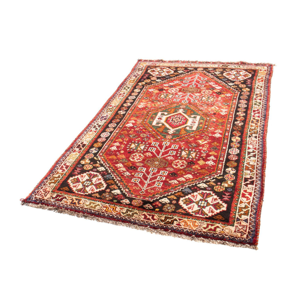 Perzisch Tapijt - Nomadisch - 171 x 110 cm - donkerrood