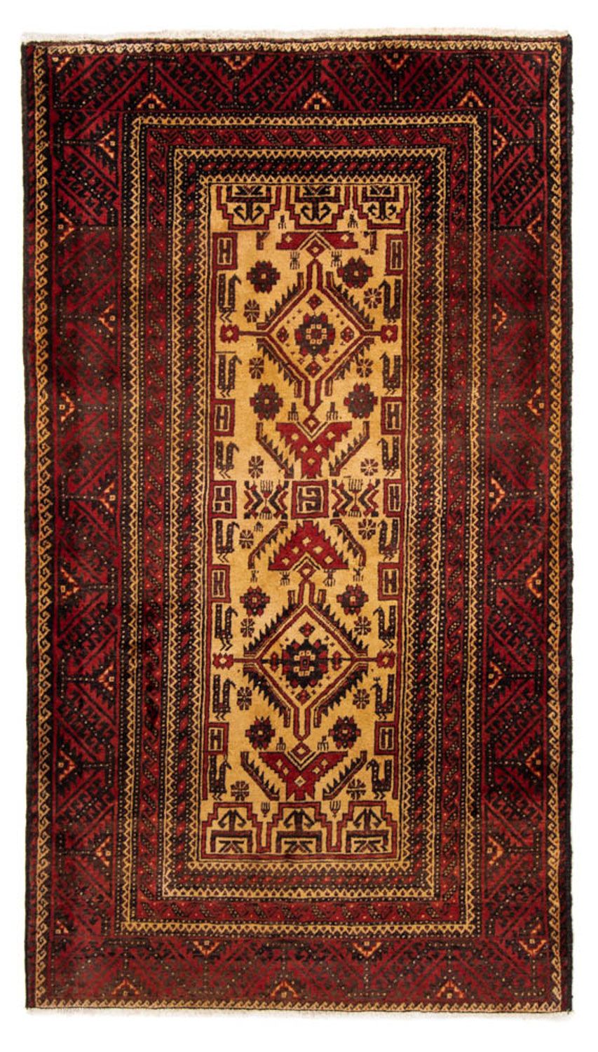 Loper Baluch tapijt - 202 x 113 cm - rood