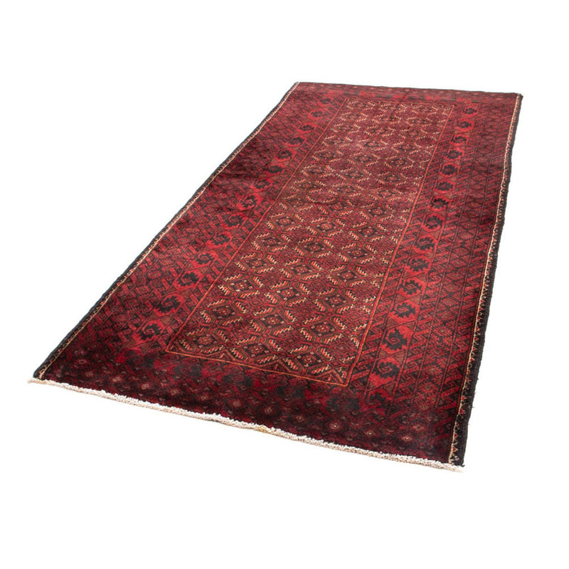 Loper Baluch tapijt - 216 x 107 cm - donkerrood