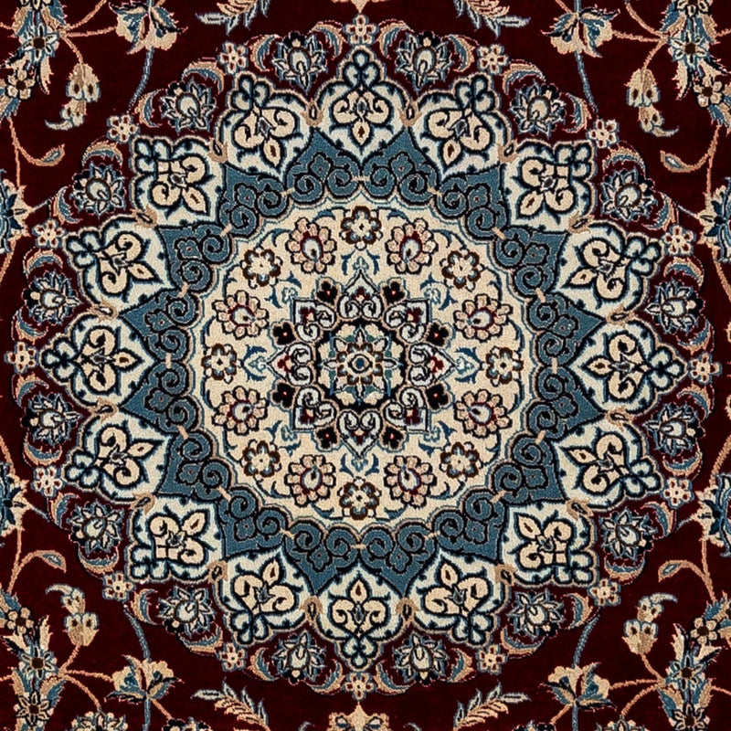 Perzisch tapijt - Nain - Koninklijk - 371 x 250 cm - donkerrood