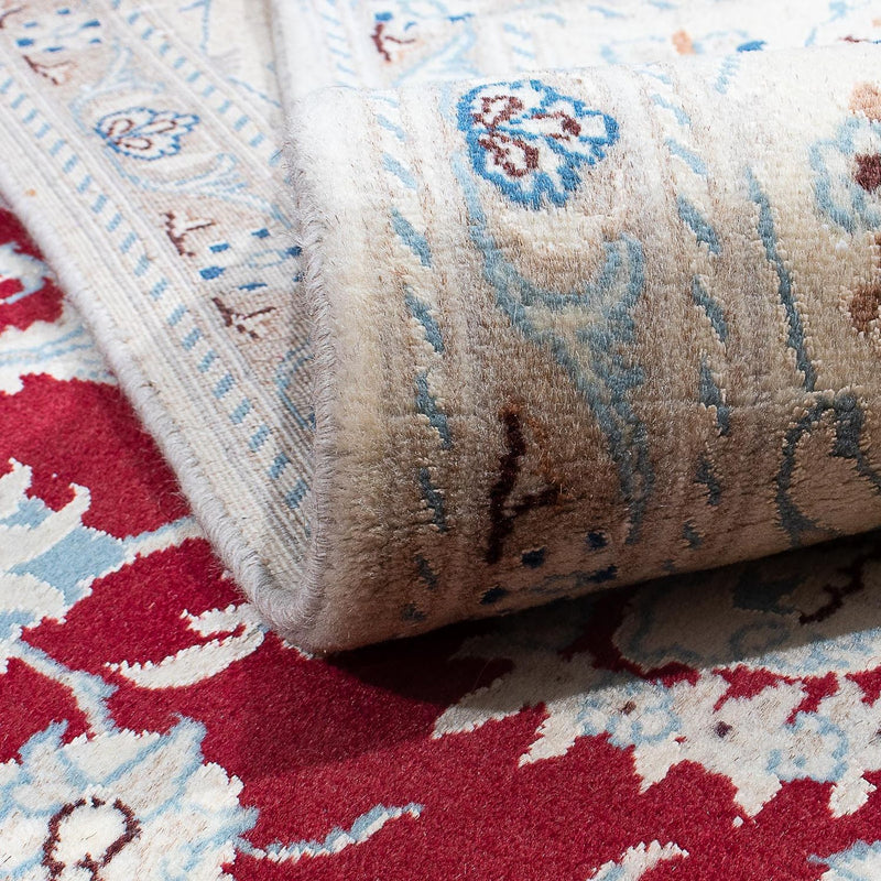 Perzisch tapijt - Nain - 283 x 195 cm - donkerrood