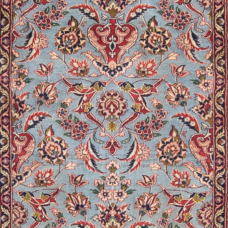 Loper Perzisch tapijt - Isfahan - Premium - 415 x 77 cm - veelkleurig