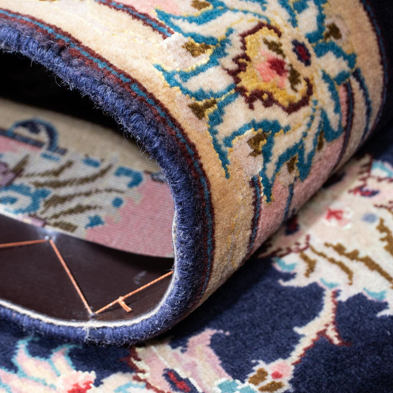 Loper Perzisch tapijt - Tabriz - Royal - 200 x 74 cm - donkerblauw