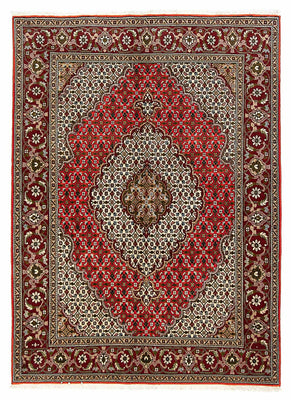 Perzisch tapijt - Tabriz - 198 x 148 cm - donkerrood