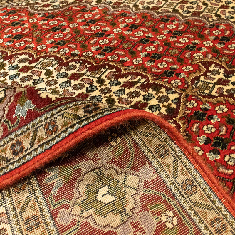 Perzisch tapijt - Tabriz - 198 x 148 cm - donkerrood