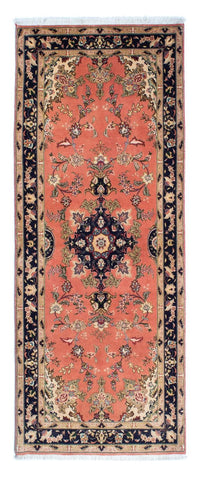Loper Perzisch tapijt - Tabriz - Royal - 206 x 82 cm - roest