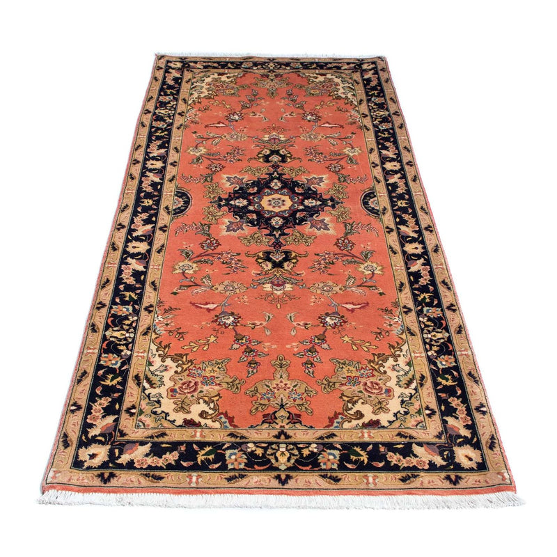 Loper Perzisch tapijt - Tabriz - Royal - 206 x 82 cm - roest