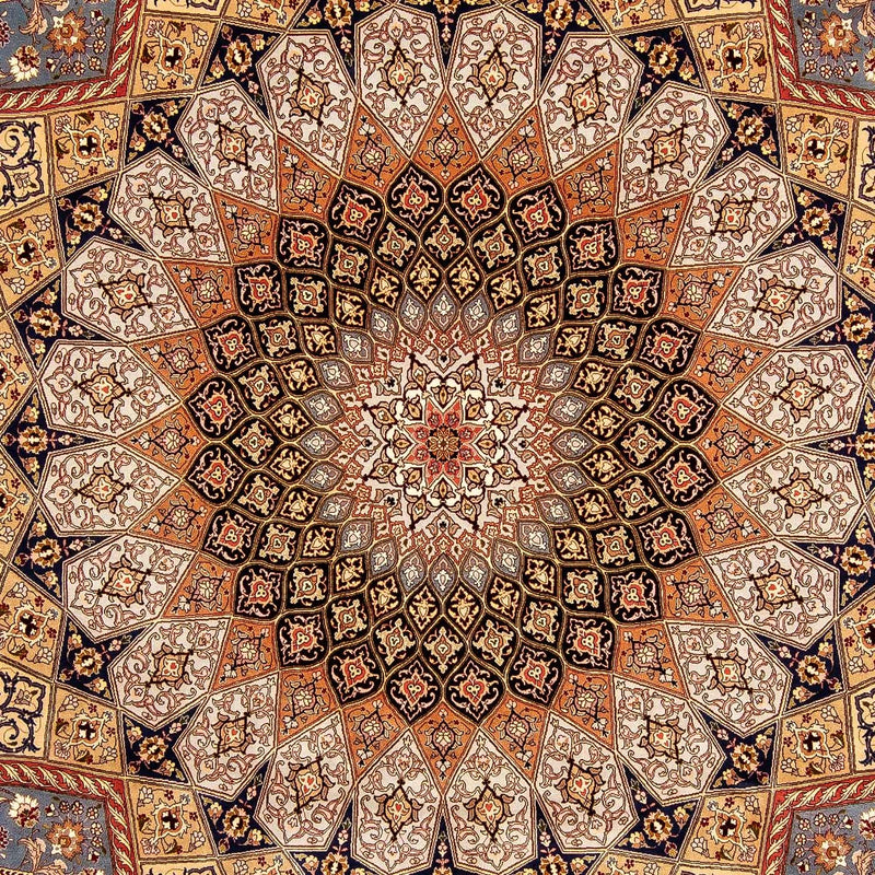 Perzisch tapijt - Tabriz - Royal - 358 x 253 cm - lichtbruin