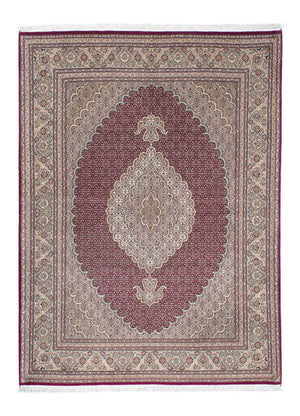 Perzisch tapijt - Tabriz - 209 x 153 cm - donkerrood