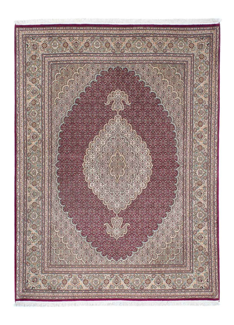 Perzisch tapijt - Tabriz - 209 x 153 cm - donkerrood