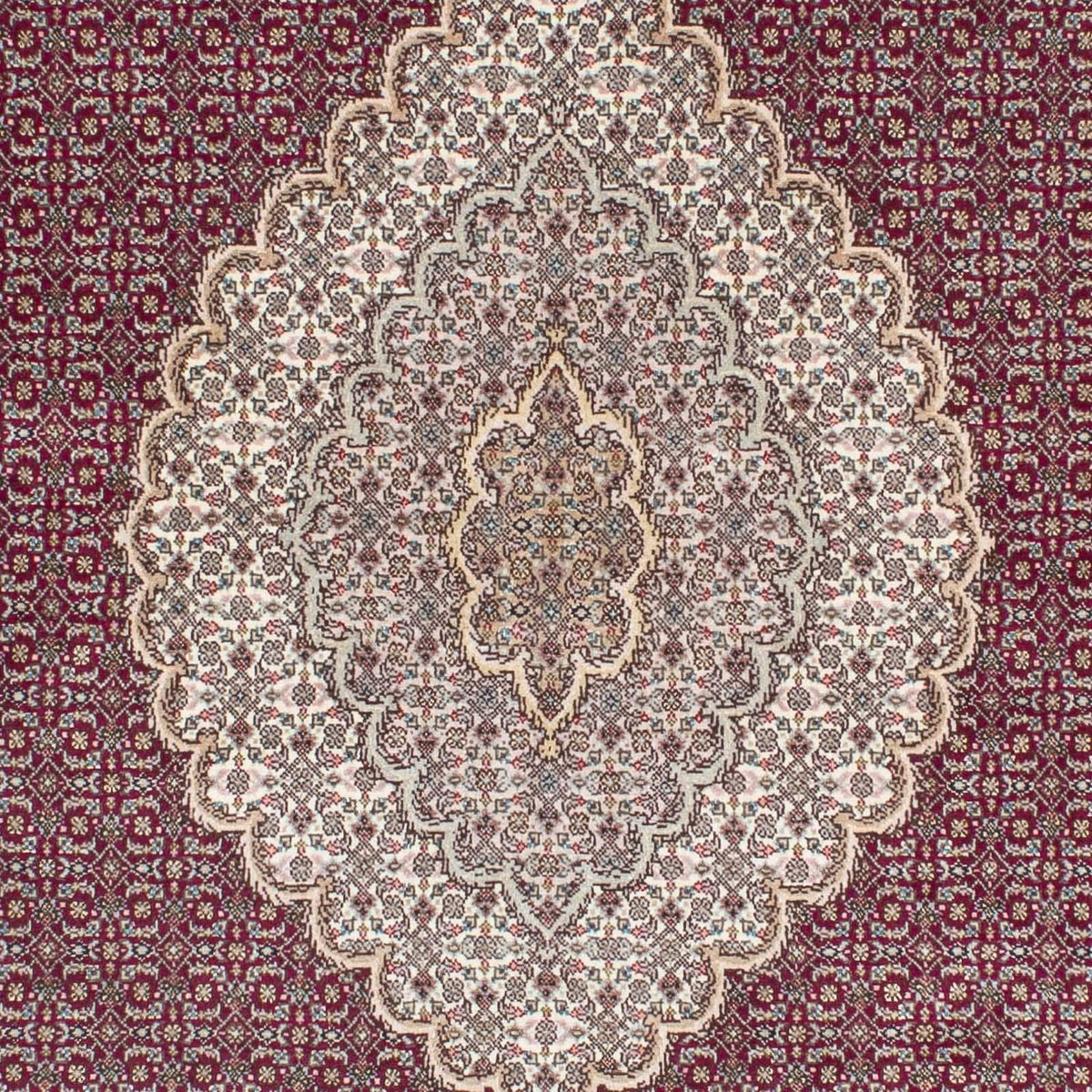 Perzisch tapijt - Tabriz - 209 x 153 cm - donkerrood
