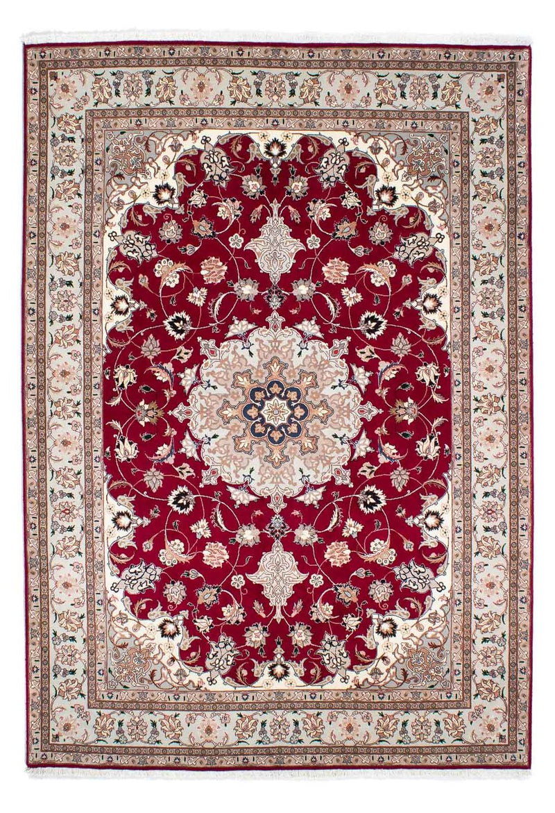 Perzisch tapijt - Tabriz - Royal - 238 x 166 cm - donkerrood