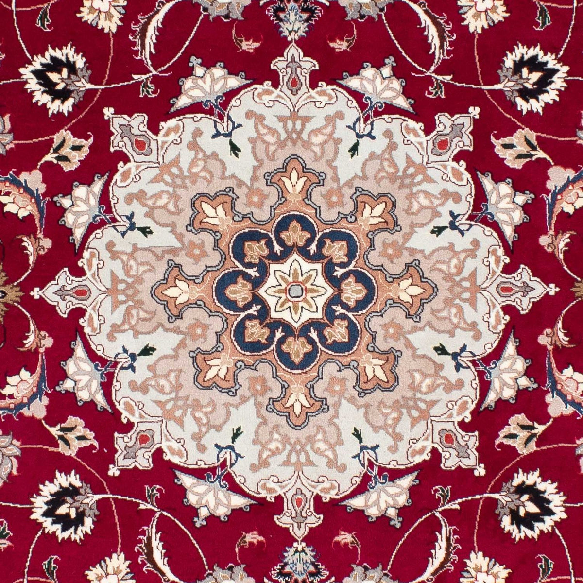 Perzisch tapijt - Tabriz - Royal - 238 x 166 cm - donkerrood