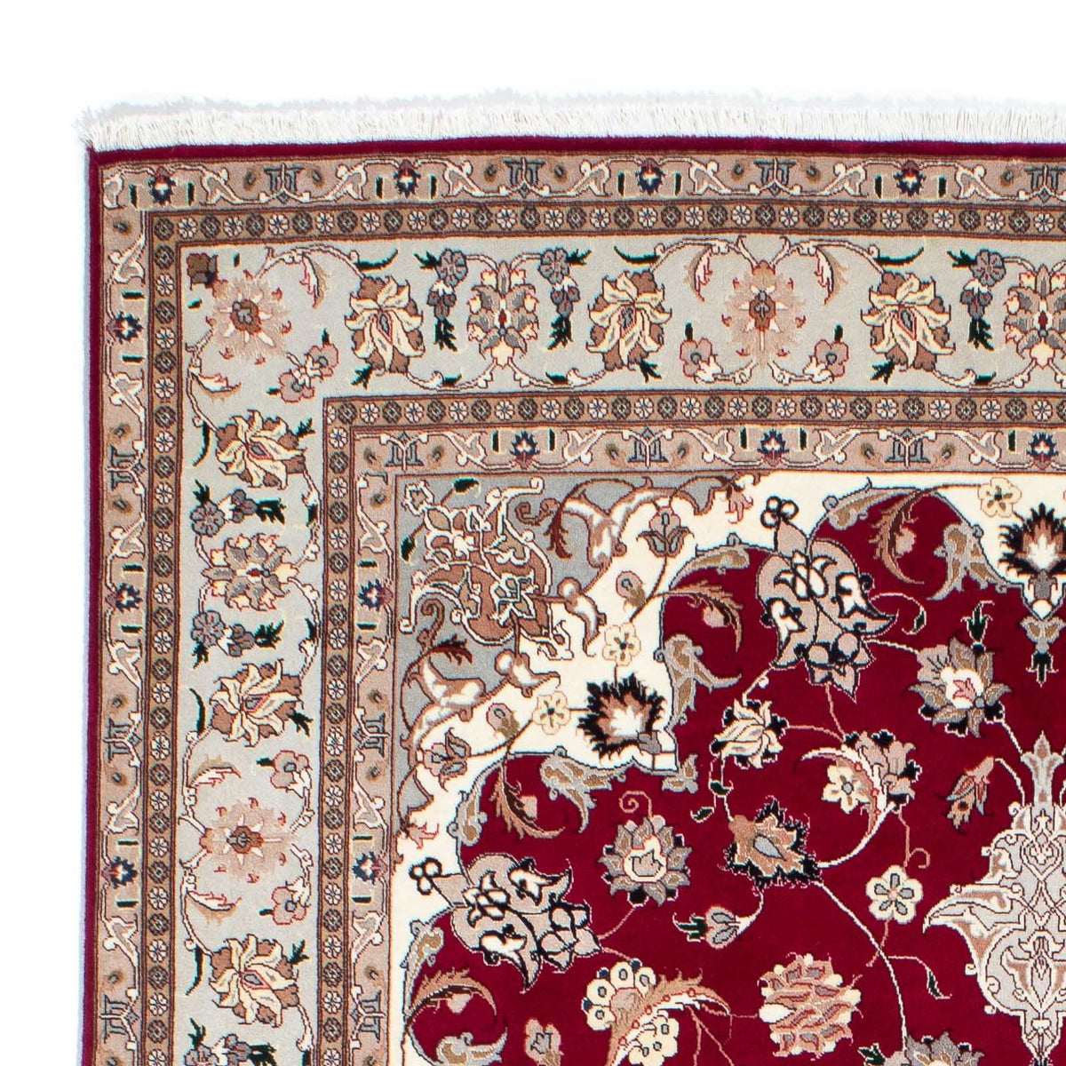 Perzisch tapijt - Tabriz - Royal - 238 x 166 cm - donkerrood