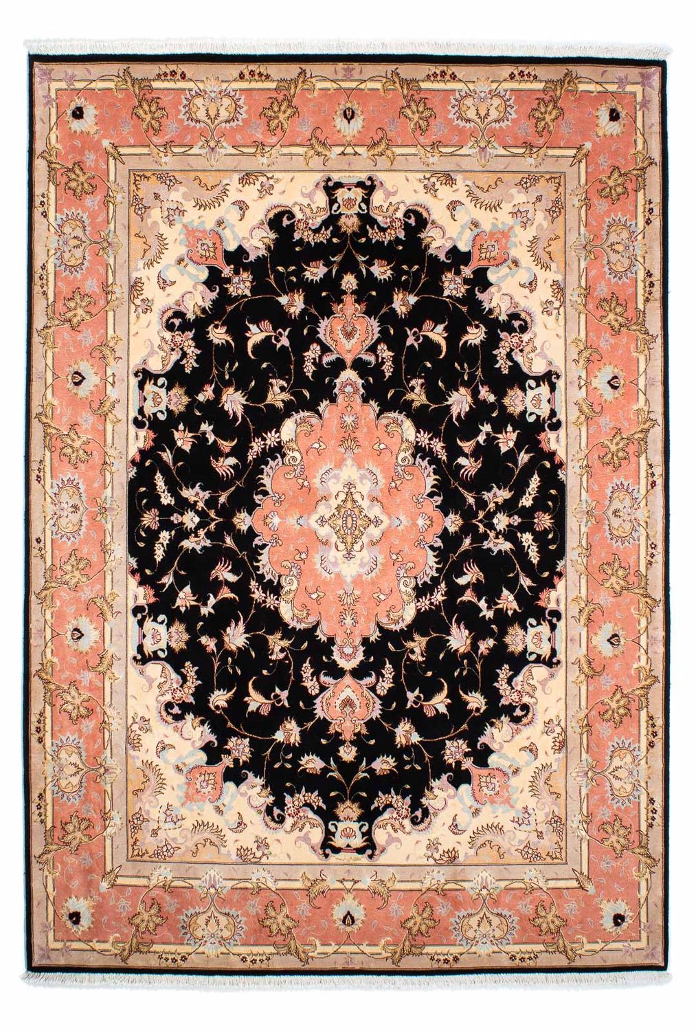 Perzisch tapijt - Tabriz - Royal - 238 x 170 cm - donkerblauw