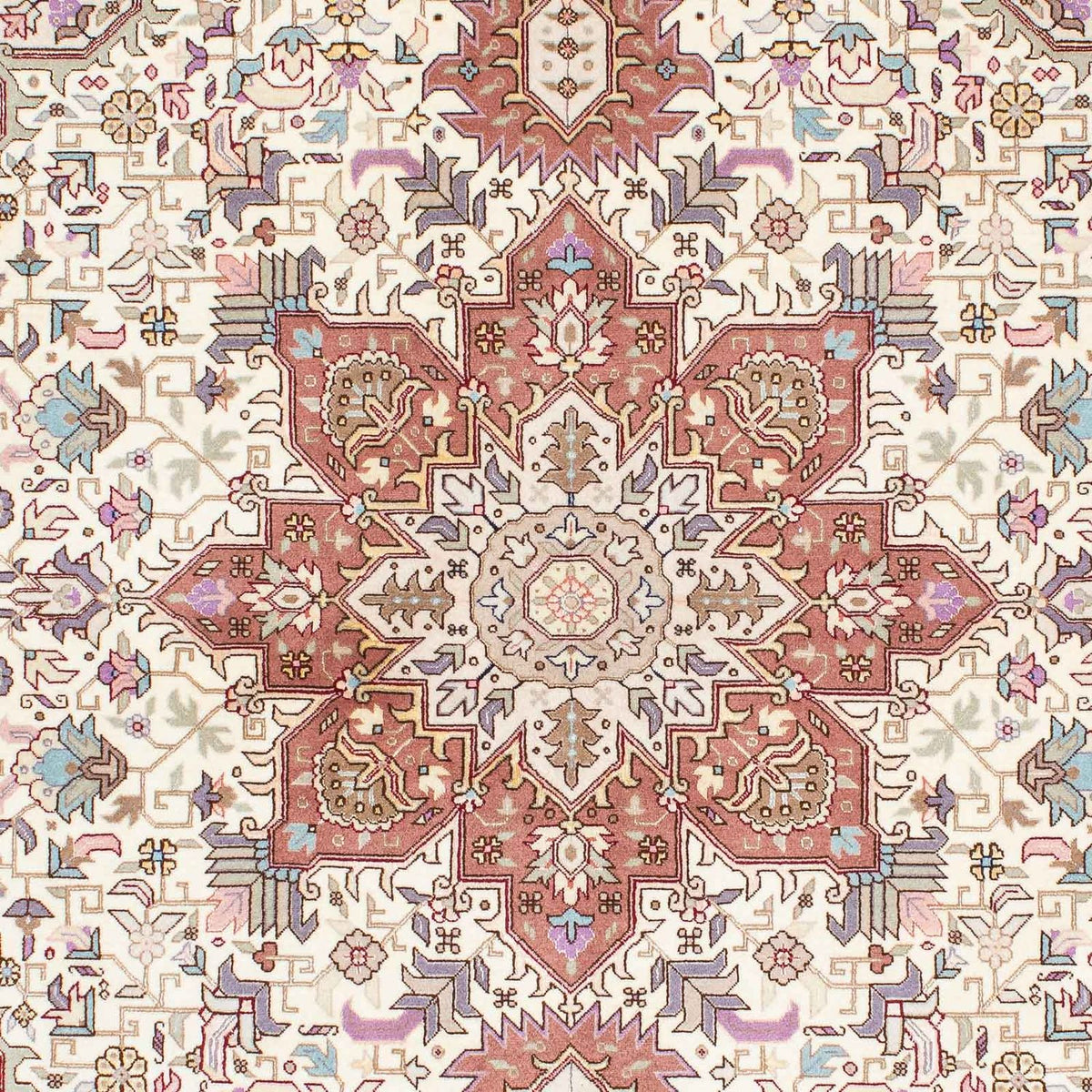 Perzisch tapijt - Tabriz - Royal - 205 x 150 cm - beige