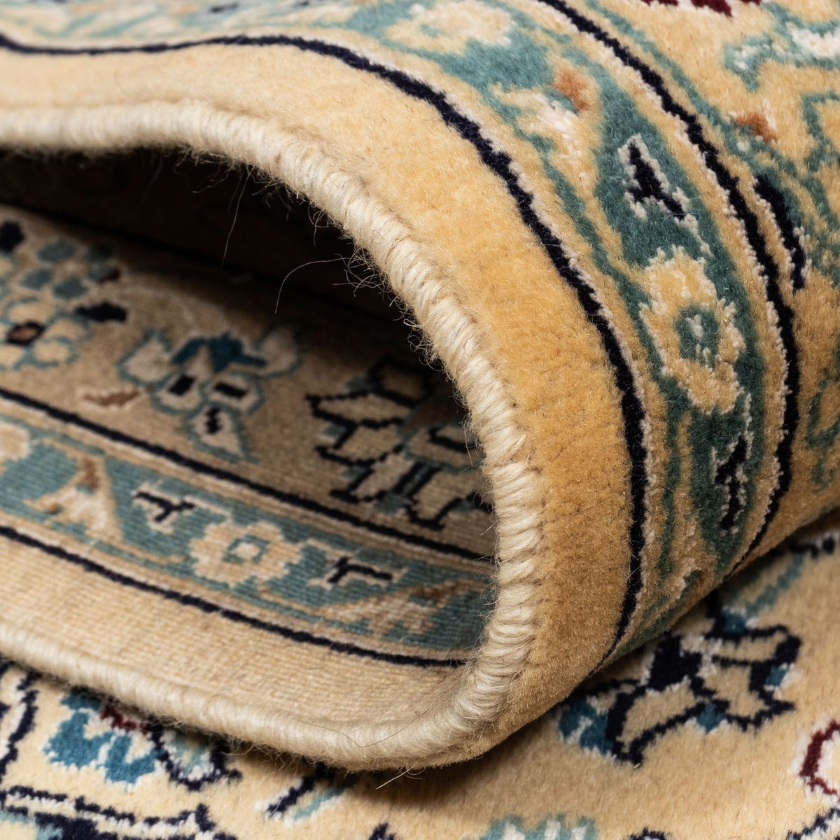 Perzisch tapijt - Nain - Koninklijk - 342 x 252 cm - beige