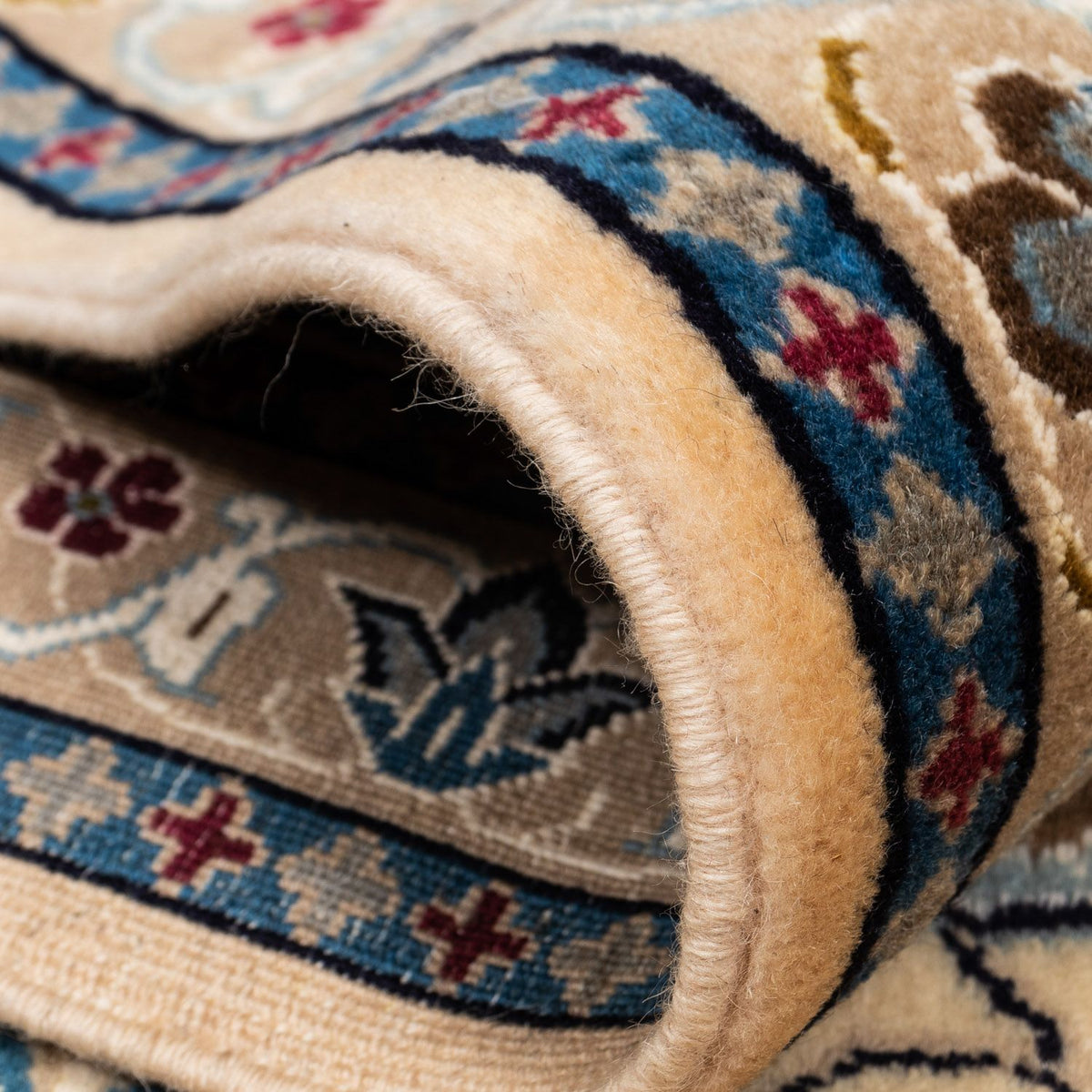 Perzisch tapijt - Nain - Koninklijk - 348 x 250 cm - beige