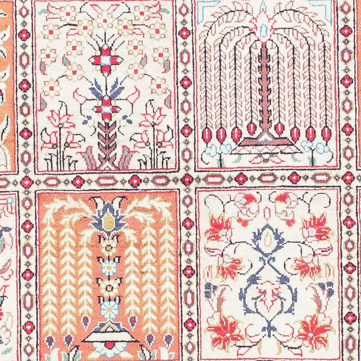 Perzisch tapijt - Ghom - 150 x 100 cm - veelkleurig