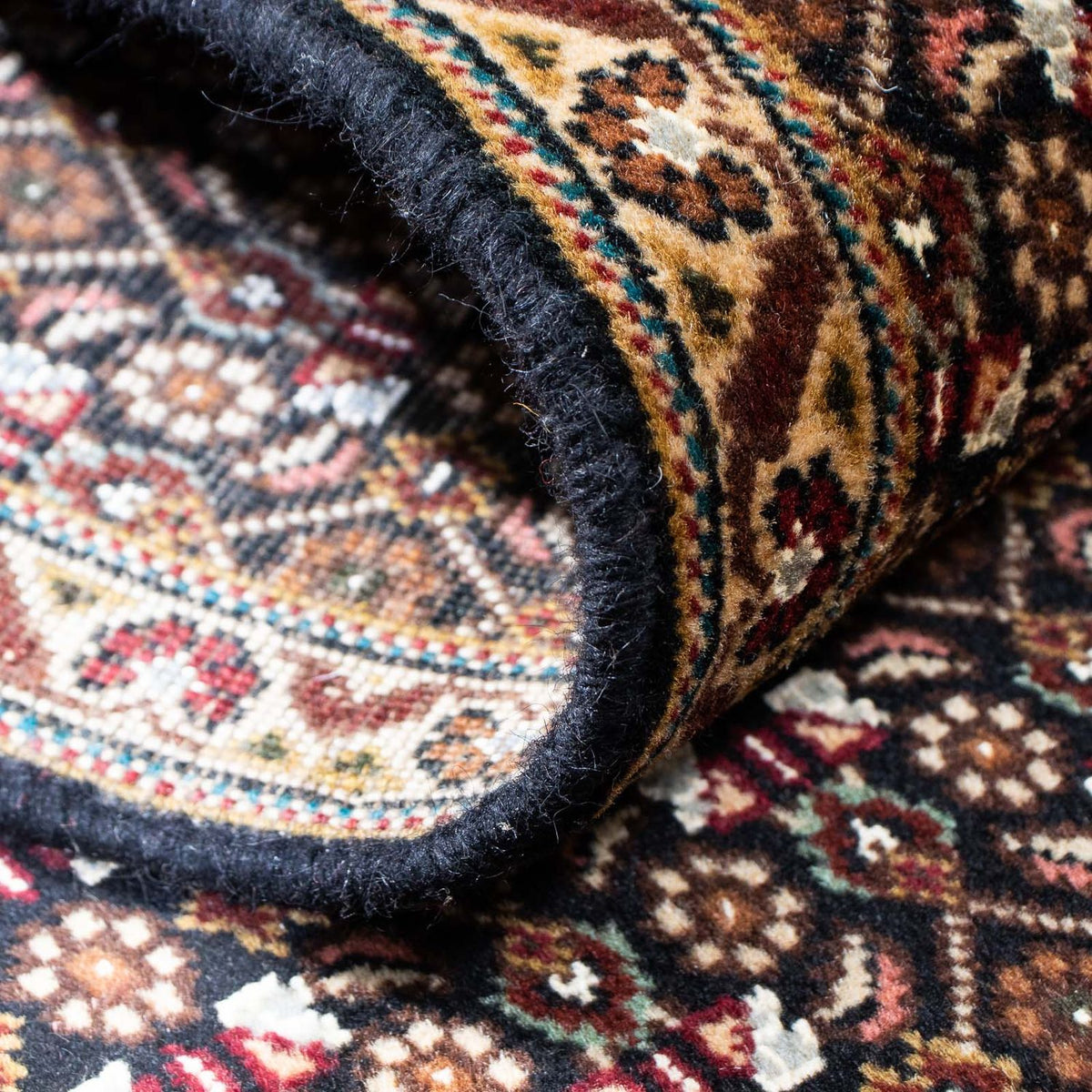 Loper Perzisch tapijt - Tabriz - 204 x 74 cm - donkerblauw