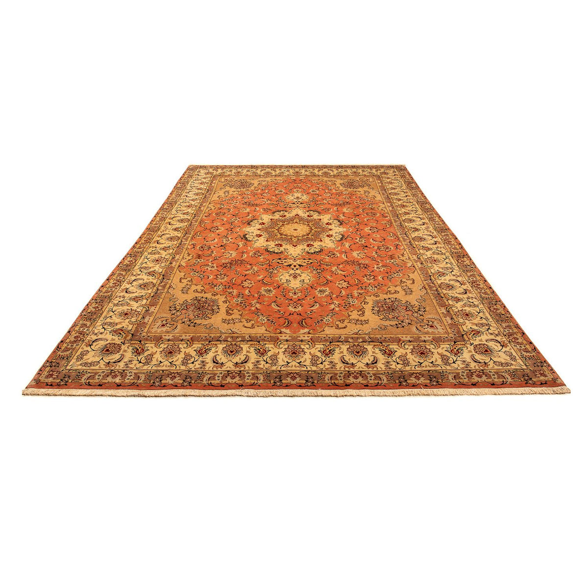 Perzisch tapijt - Tabriz - Royal - 353 x 246 cm - roest
