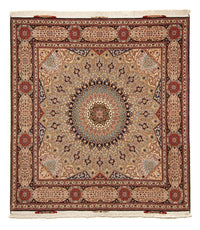 Perzisch tapijt - Tabriz - Royal vierkant  - 206 x 204 cm - veelkleurig