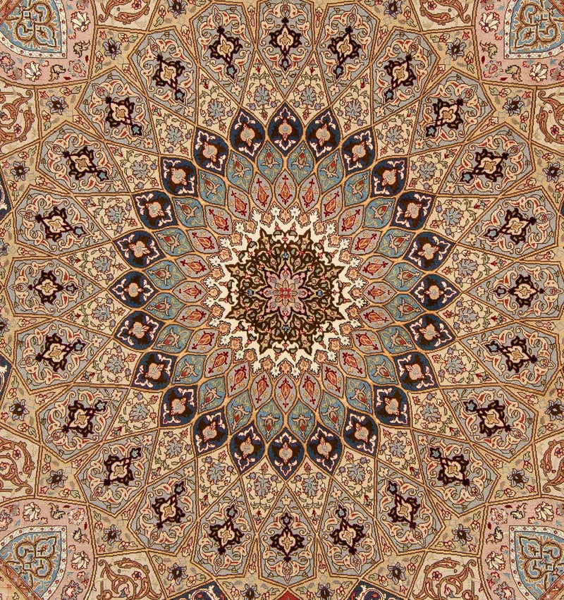 Perzisch tapijt - Tabriz - Royal vierkant  - 206 x 204 cm - veelkleurig