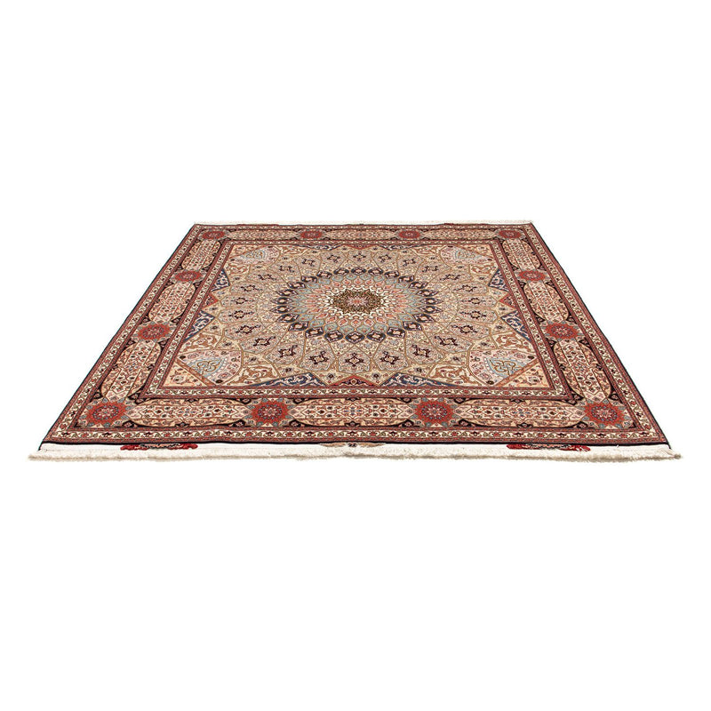 Perzisch tapijt - Tabriz - Royal vierkant  - 206 x 204 cm - veelkleurig