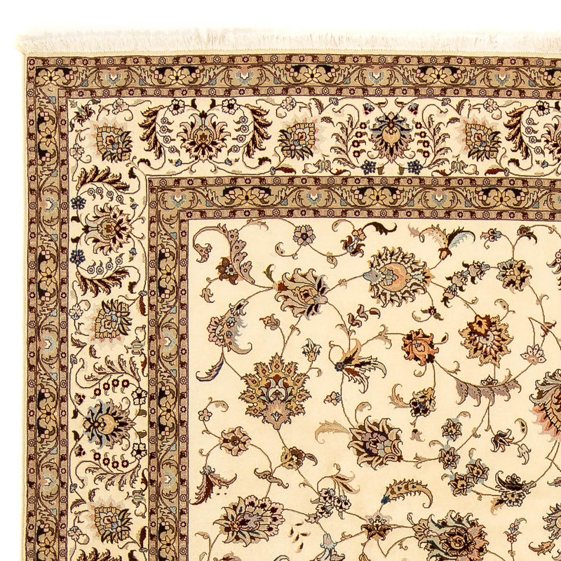 Perzisch tapijt - Tabriz - Royal - 357 x 247 cm - beige