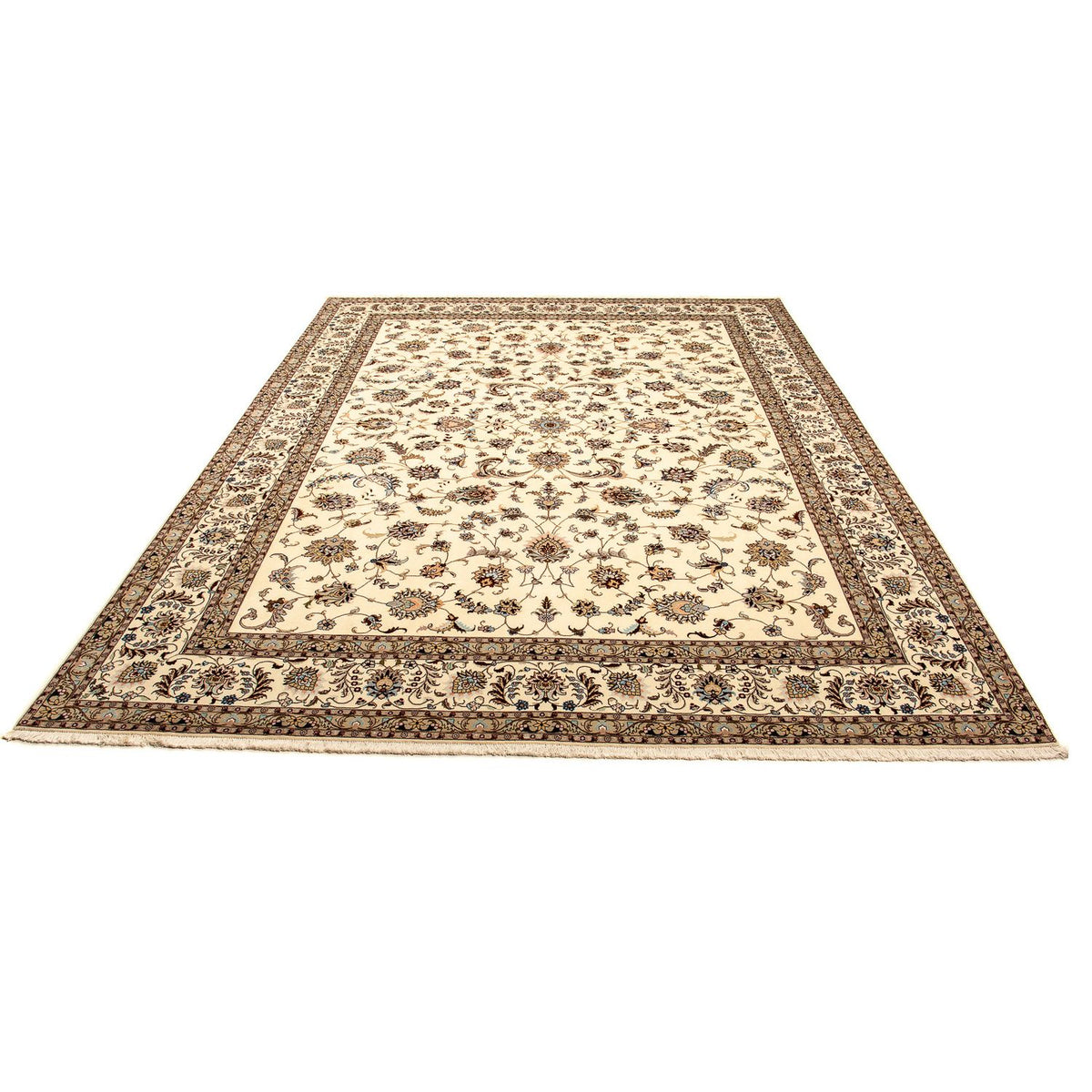 Perzisch tapijt - Tabriz - Royal - 357 x 247 cm - beige