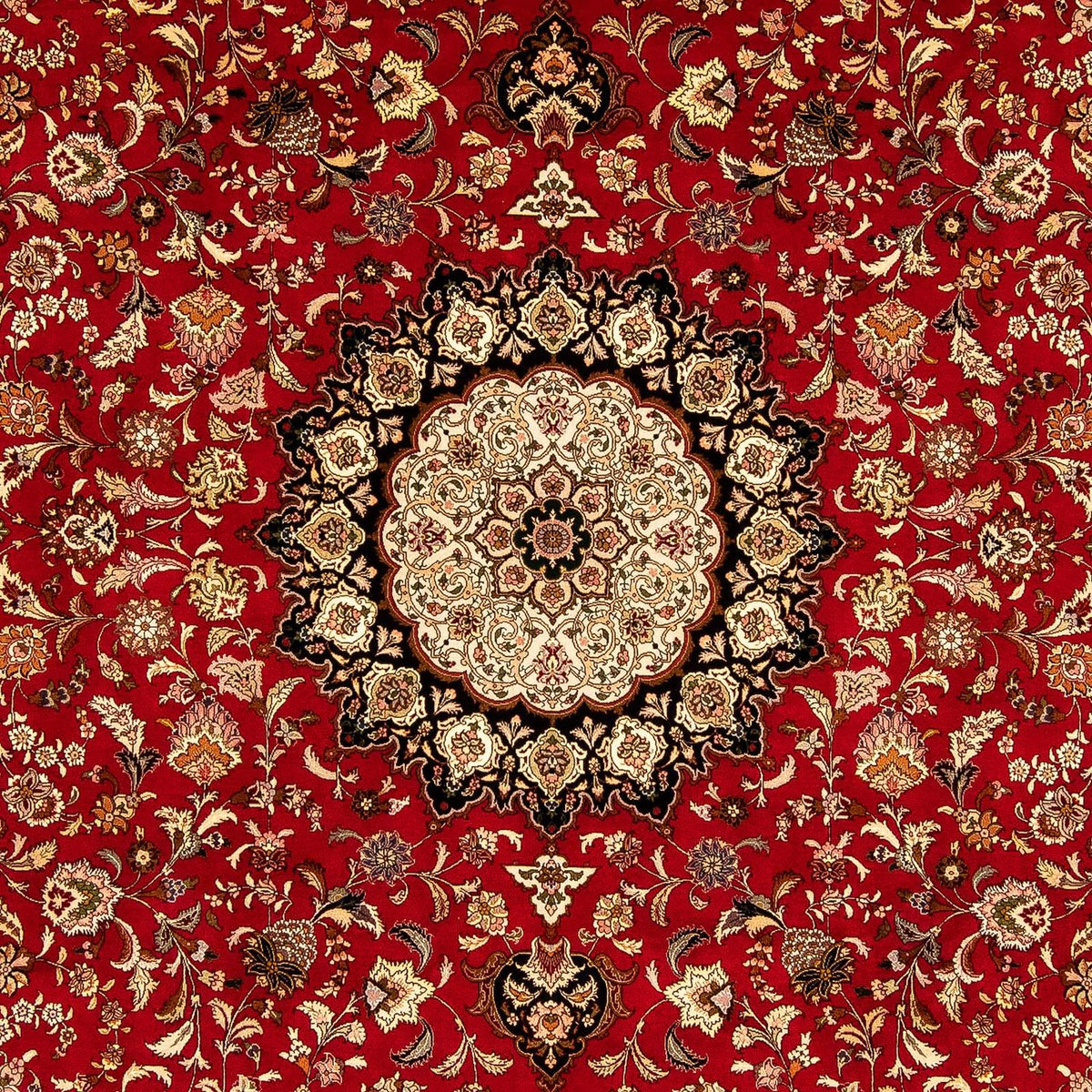 Perzisch tapijt - Tabriz - Royal - 356 x 253 cm - rood