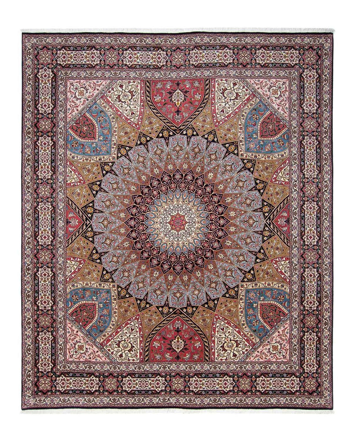 Perzisch tapijt - Tabriz - Royal - 303 x 256 cm - veelkleurig