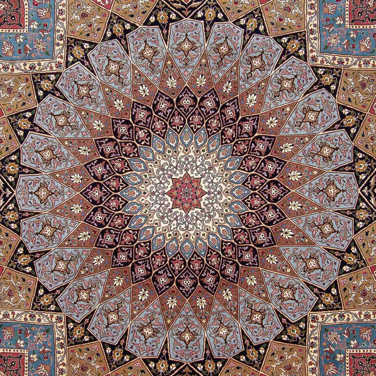 Perzisch tapijt - Tabriz - Royal - 303 x 256 cm - veelkleurig