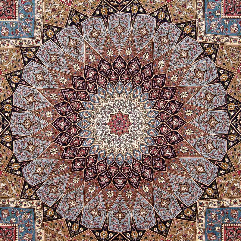 Perzisch tapijt - Tabriz - Royal - 303 x 256 cm - veelkleurig