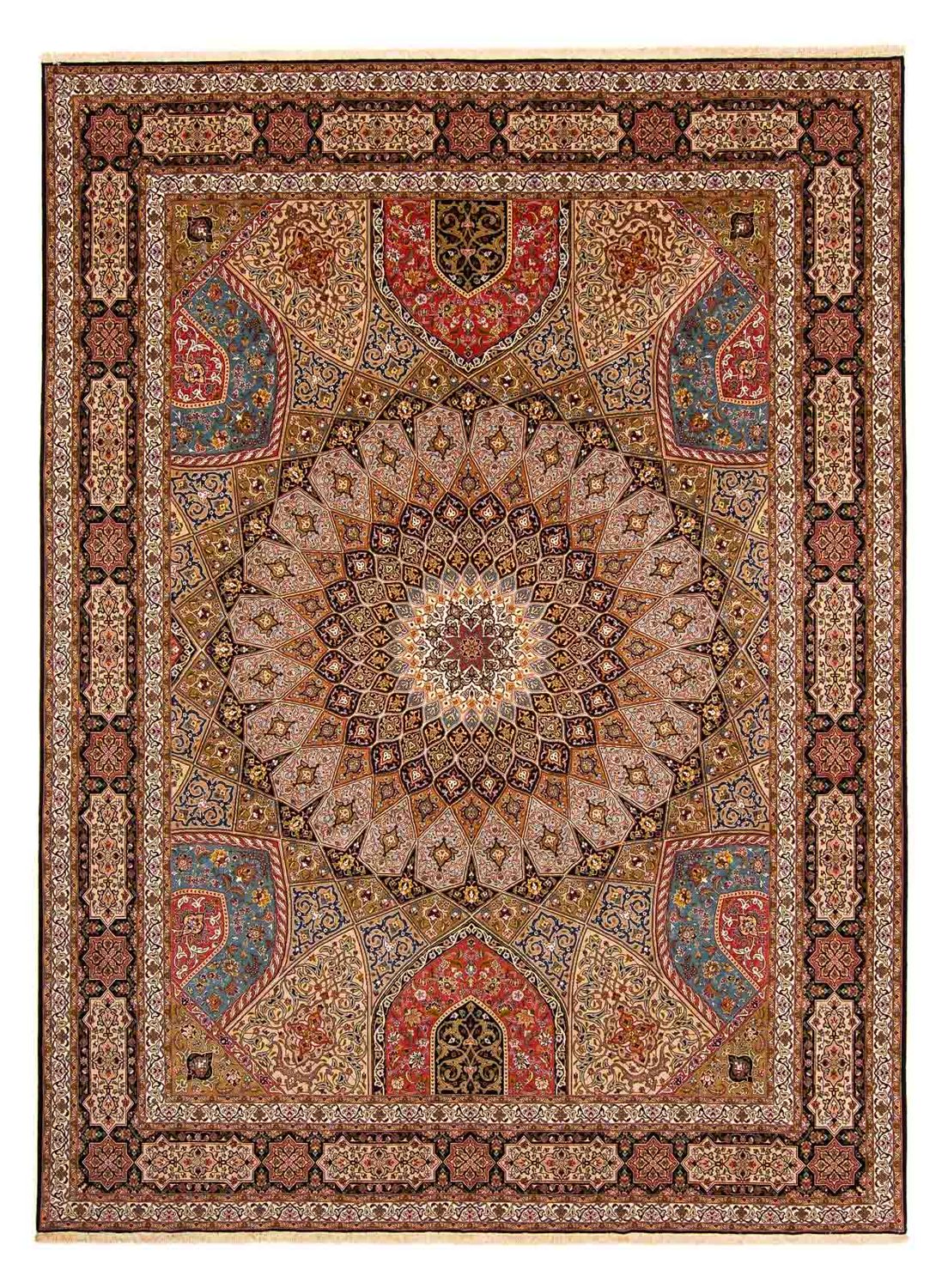 Perzisch tapijt - Tabriz - Royal - 400 x 300 cm - veelkleurig