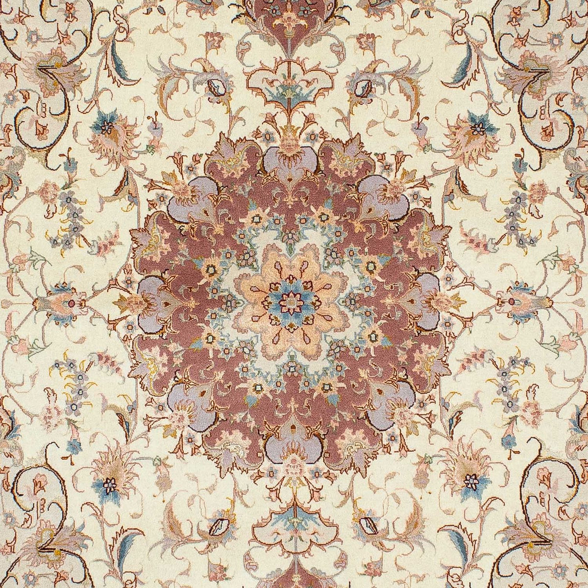 Perzisch tapijt - Tabriz - Royal - 213 x 149 cm - beige