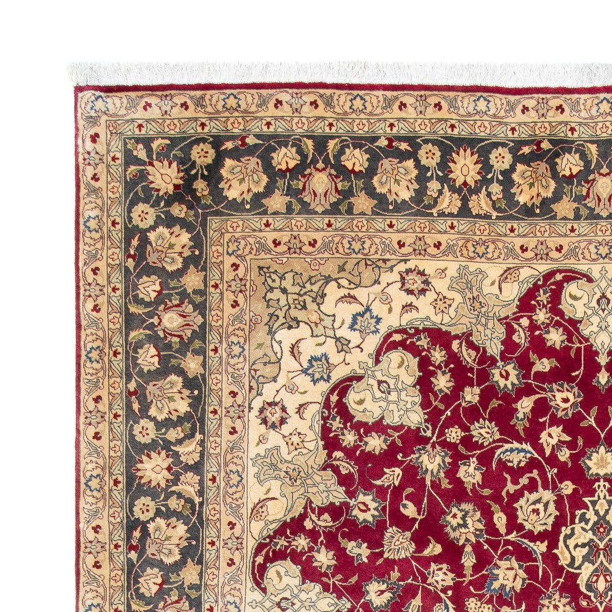 Perzisch tapijt - Tabriz - Royal - 300 x 202 cm - donkerrood