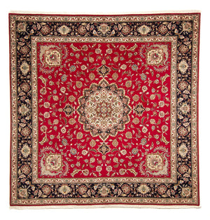 Perzisch tapijt - Tabriz - Royal vierkant  - 254 x 254 cm - rood