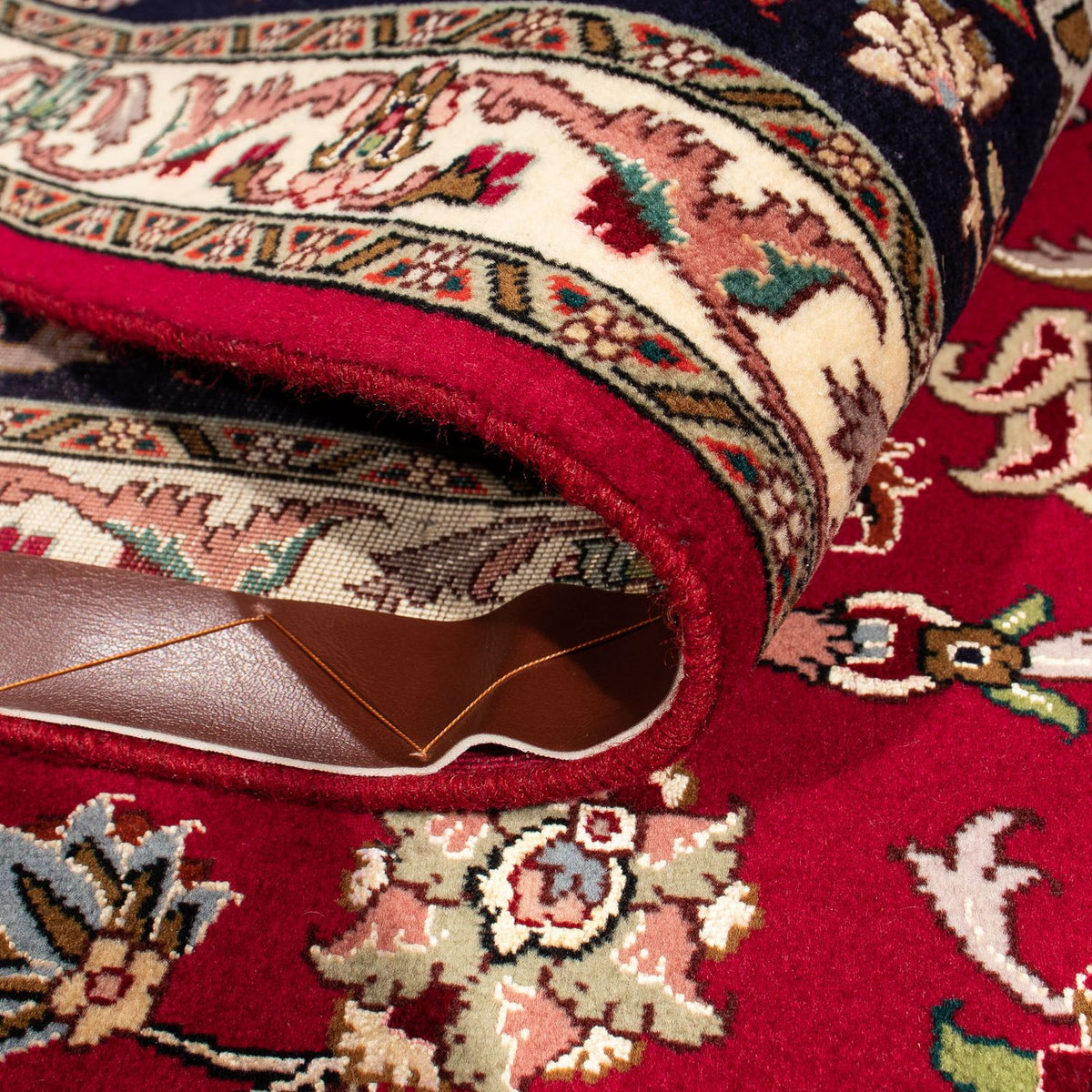 Perzisch tapijt - Tabriz - Royal vierkant  - 254 x 254 cm - rood