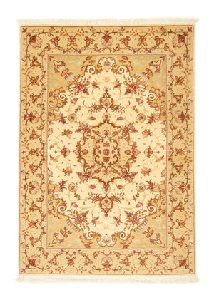 Perzisch tapijt - Tabriz - Royal - 146 x 103 cm - beige