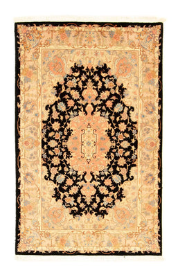 Perzisch tapijt - Tabriz - Royal - 158 x 100 cm - zwart