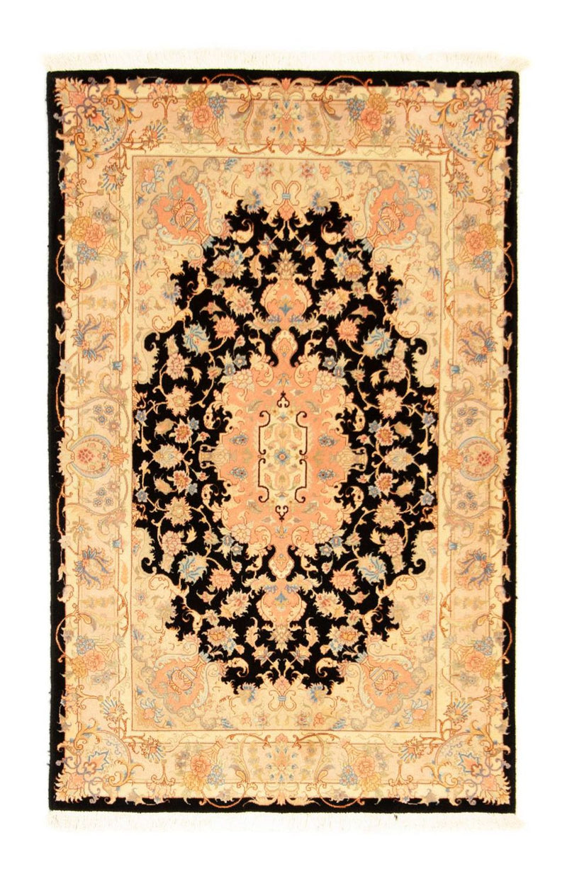Perzisch tapijt - Tabriz - Royal - 158 x 100 cm - zwart