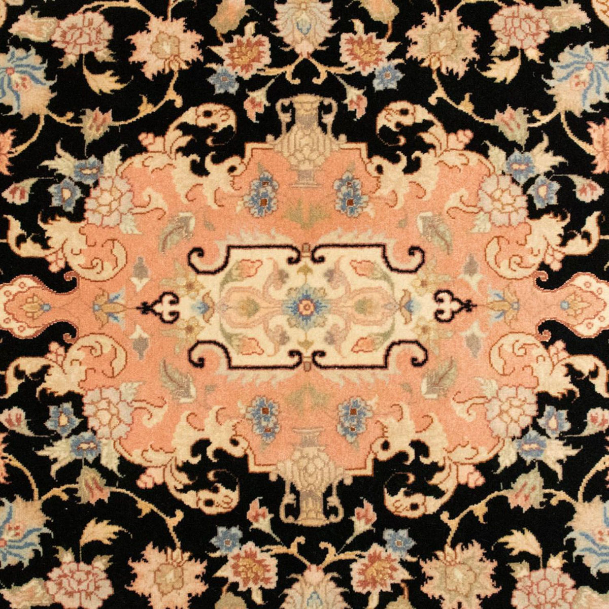 Perzisch tapijt - Tabriz - Royal - 158 x 100 cm - zwart