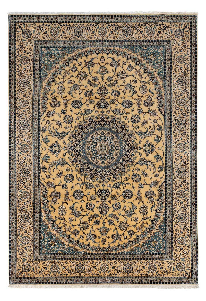 Perzisch tapijt - Nain - Koninklijk - 363 x 245 cm - beige