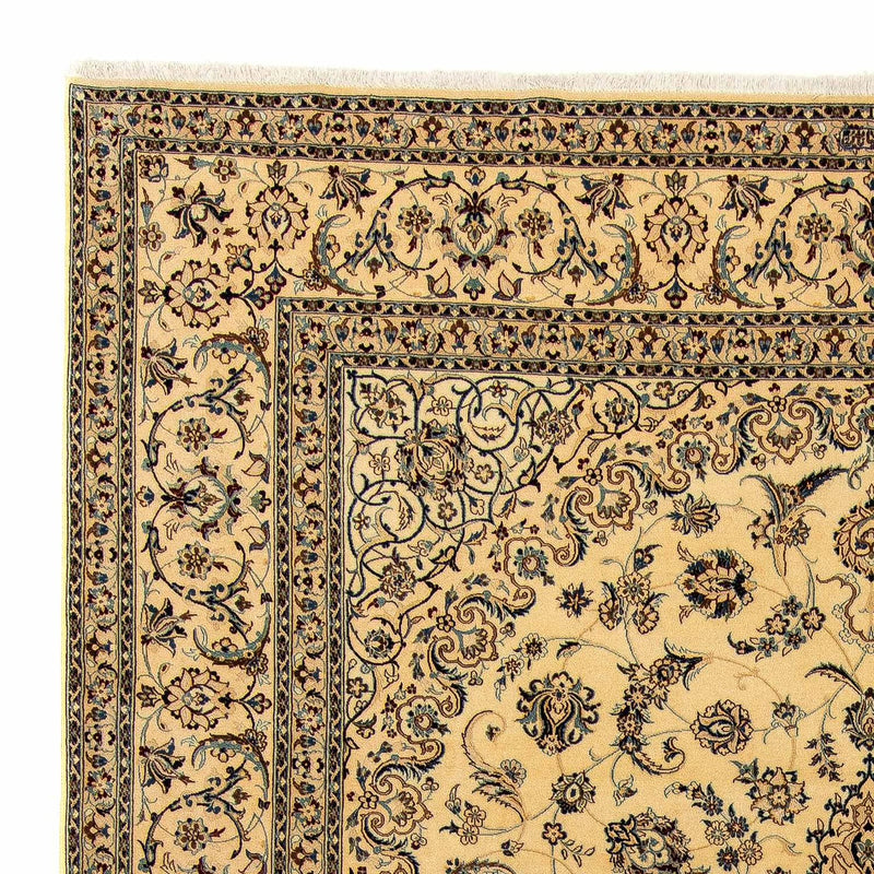 Perzisch tapijt - Nain - Koninklijk - 408 x 302 cm - beige