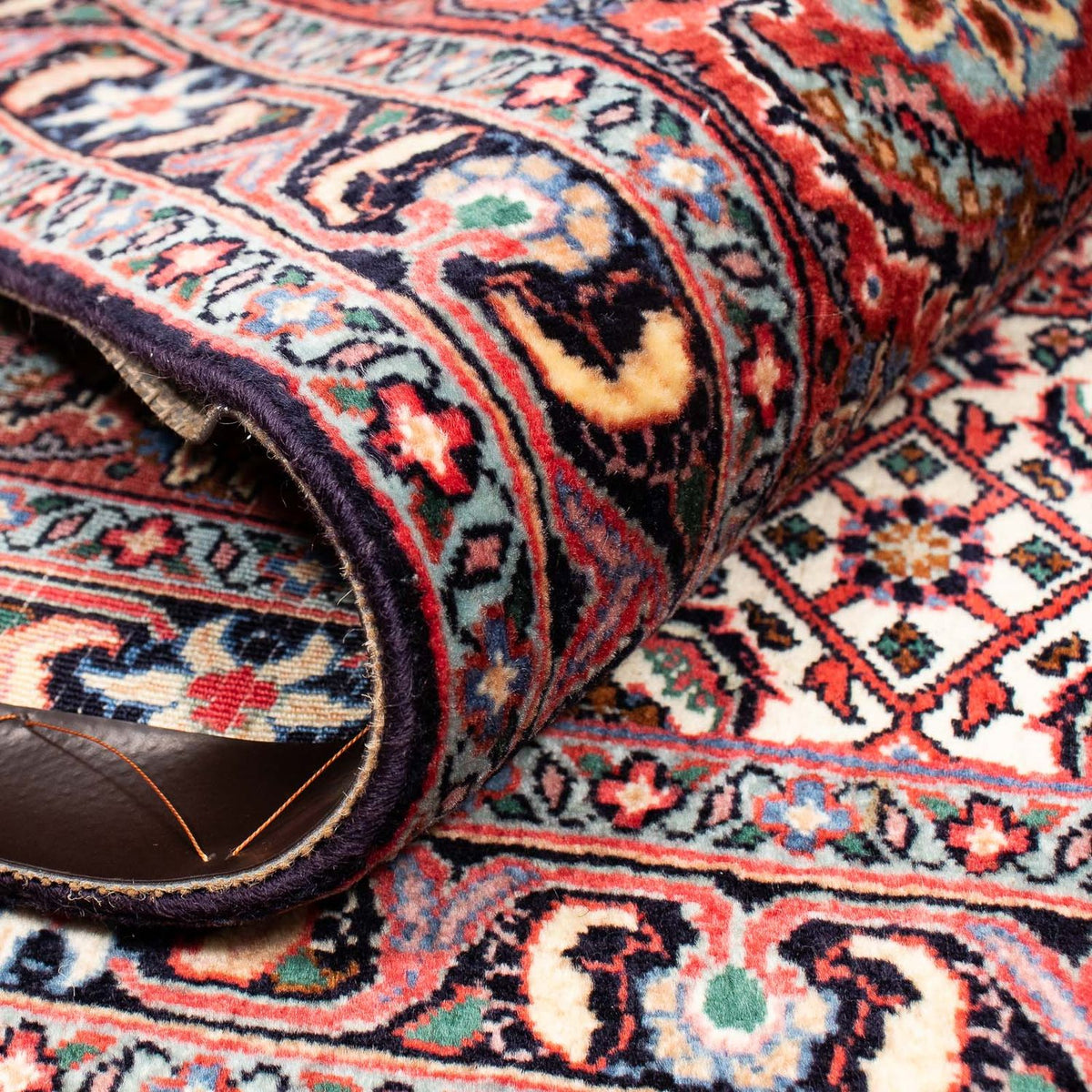 Perzisch tapijt - Bijar vierkant  - 204 x 201 cm - donkerrood