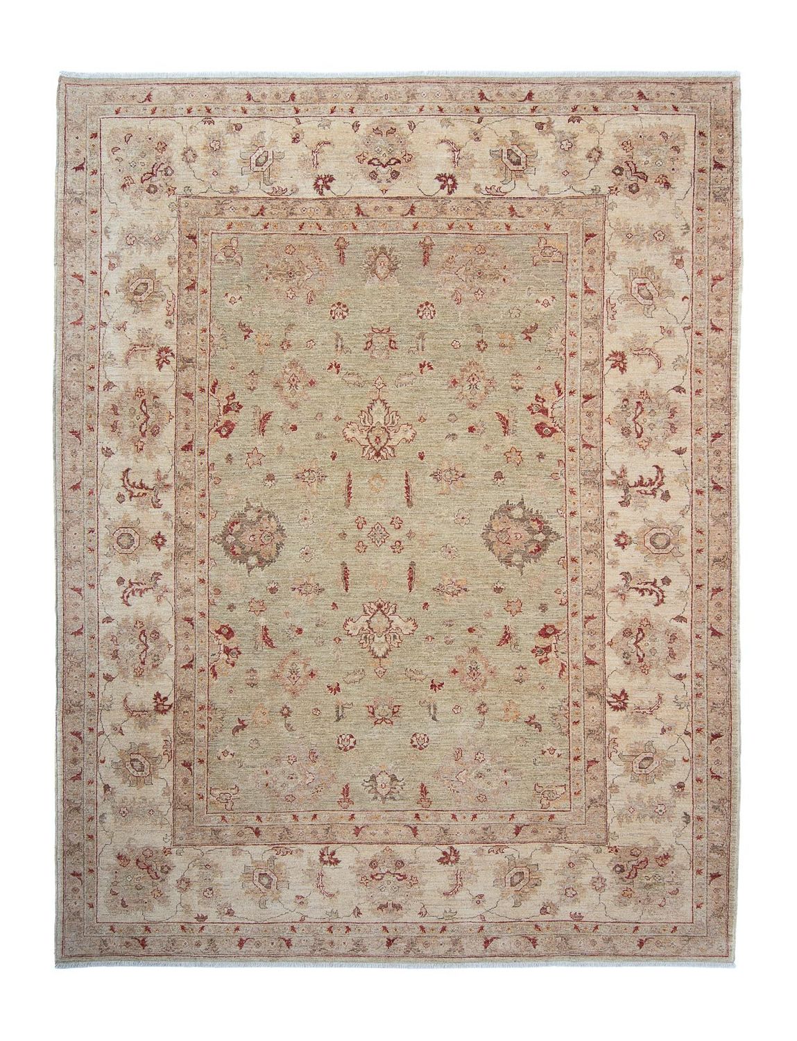 Ziegler tapijt - 368 x 279 cm - licht beige