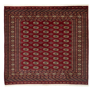 Afghaans tapijt - Bukhara vierkant  - 205 x 193 cm - rood