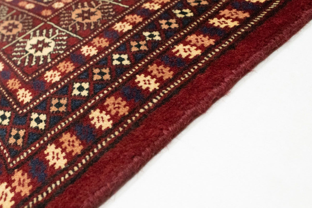Afghaans tapijt - Bukhara vierkant  - 205 x 193 cm - rood