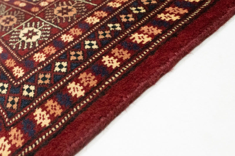 Afghaans tapijt - Bukhara vierkant  - 205 x 193 cm - rood